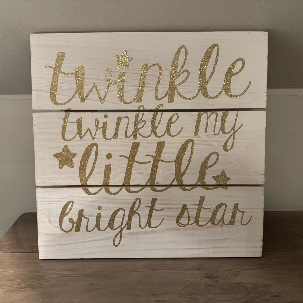 Shabby chic baby or child decor - wall art